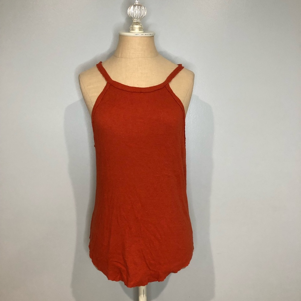 New Romantics Orange Tank Top